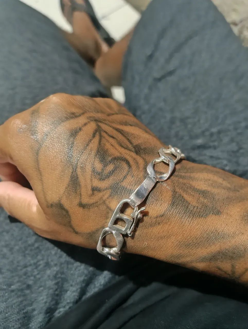Pulseira de prata  - Foto 4