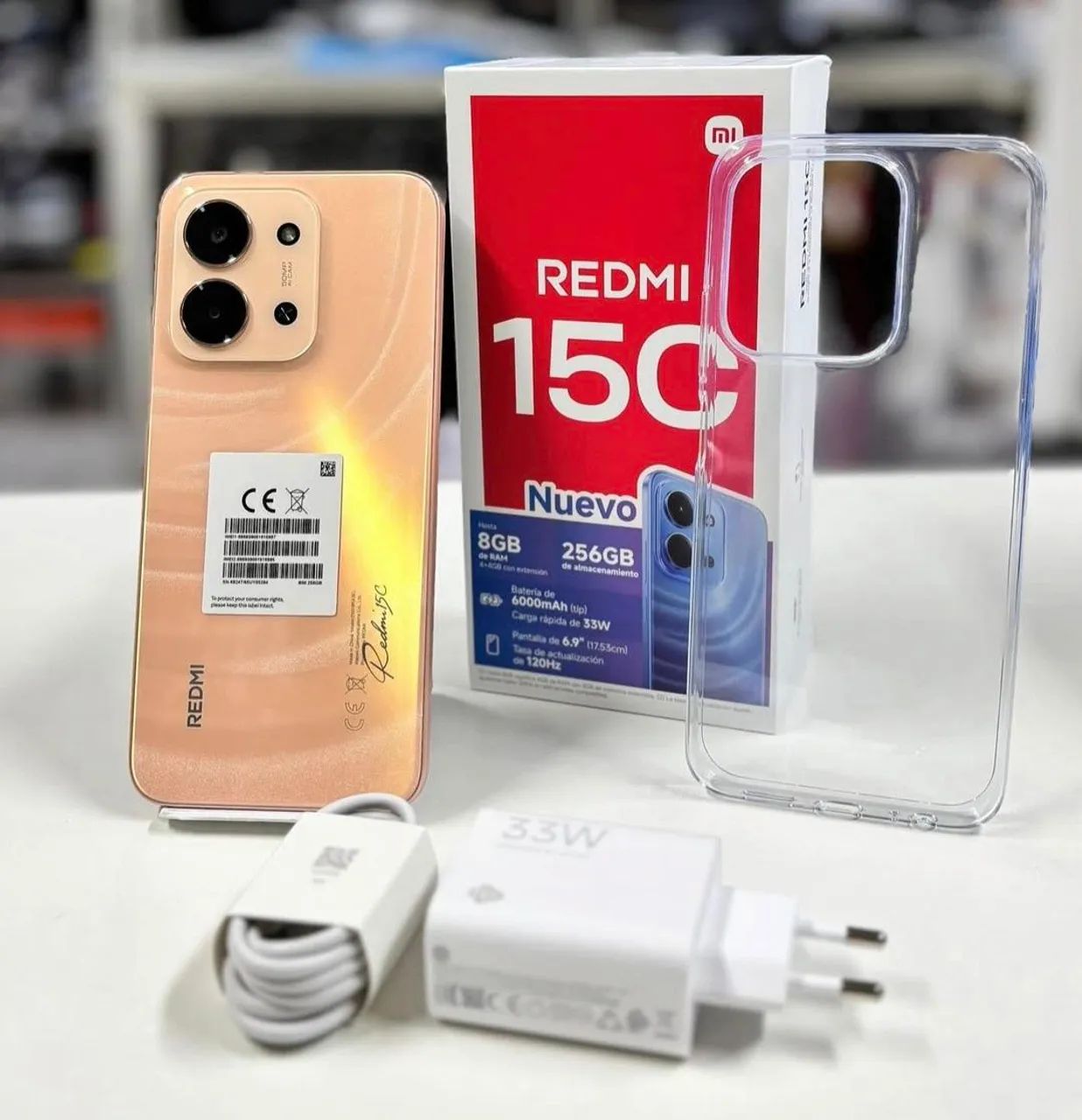 REDMI 15C 4G 4/256GB - NOVOS LACRADOS 