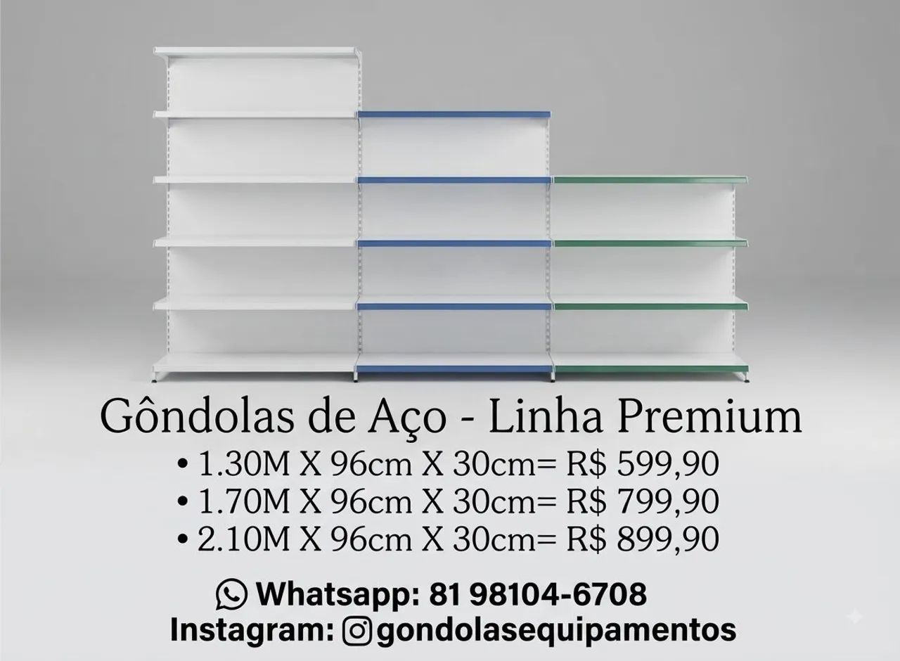 Gôndola lateral promoção 