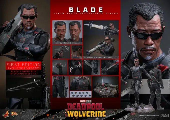 Hot Toys Blade  Deadpool & Wolverine especial