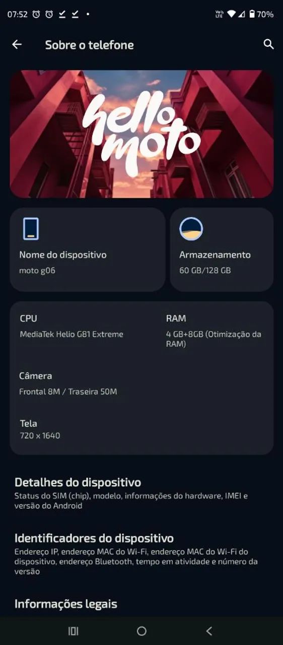 Moto g 06 modelo novo  - Foto 2