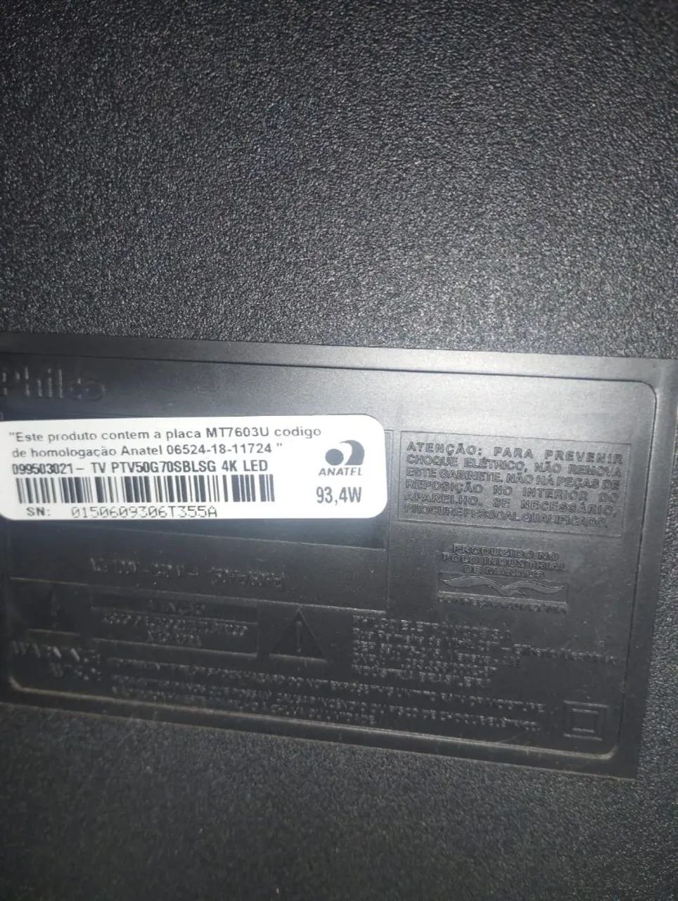 Tv Philco 50 polegadas Tela parou de Funcionar  - Foto 2