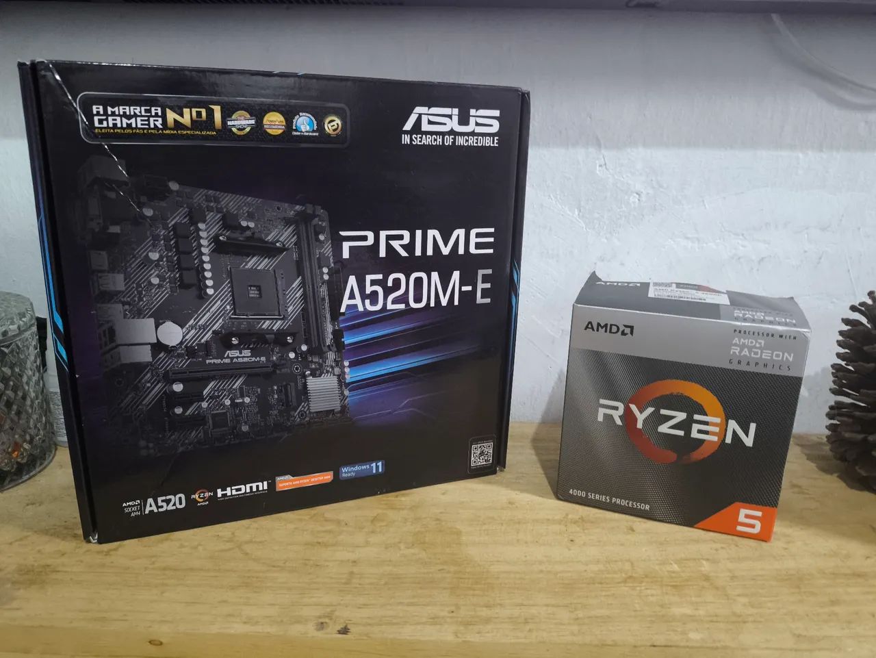 Placa mãe com processador Ryzen 5 com placa de vídeo integrada  - Foto 2