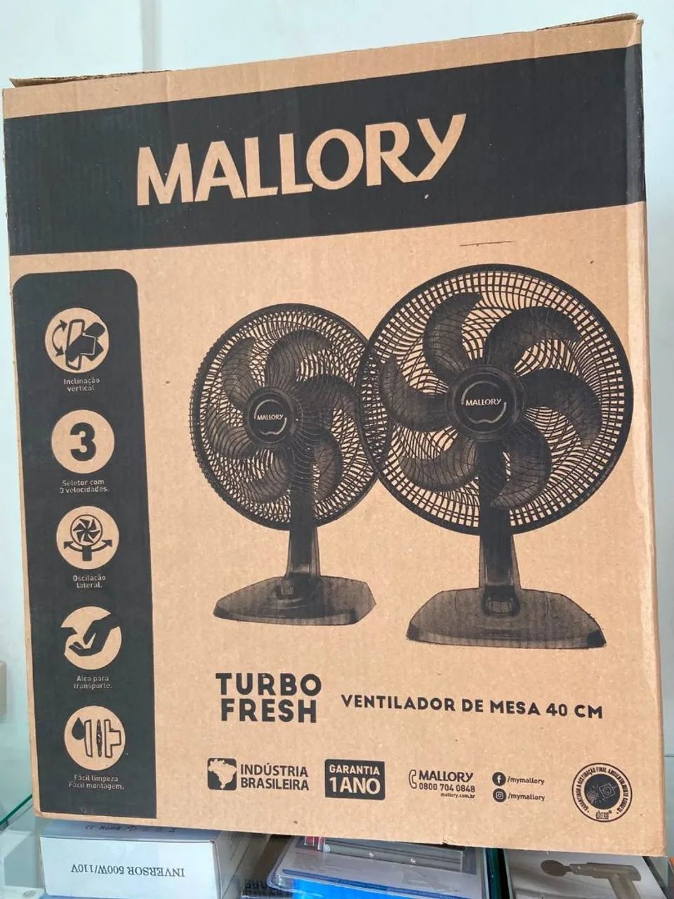 Ventilador 40cm a pronta entrega 