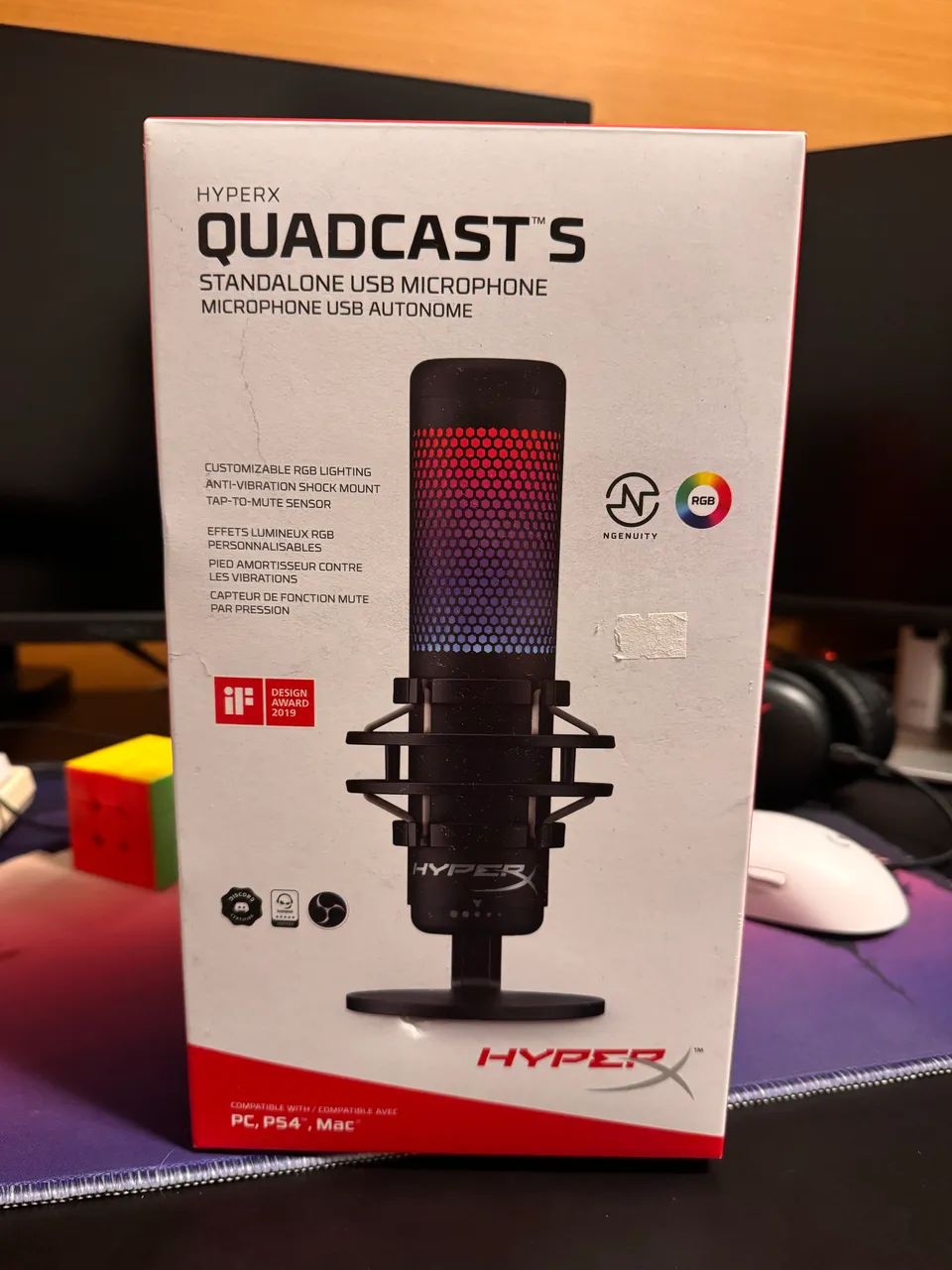 Hyperx Quadcast S + braço - Foto 4