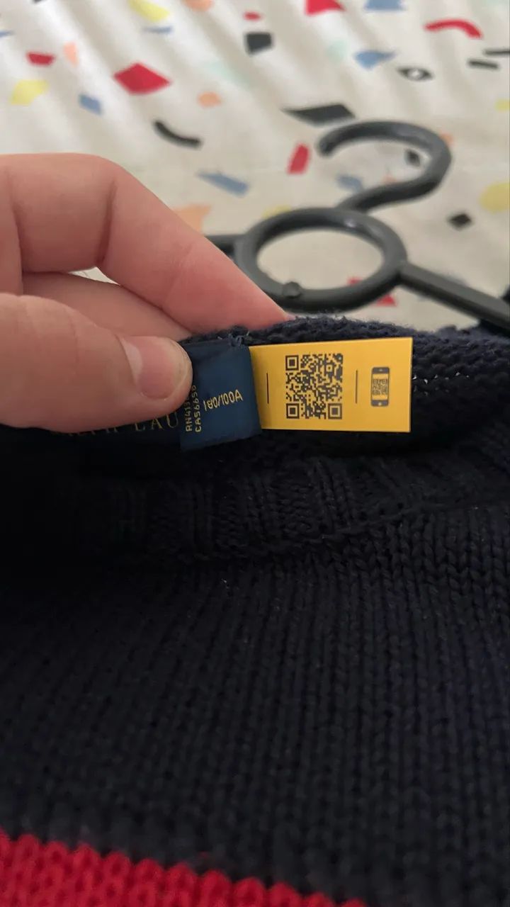 Suéter polo Ralph Lauren iconic flag  - Foto 4