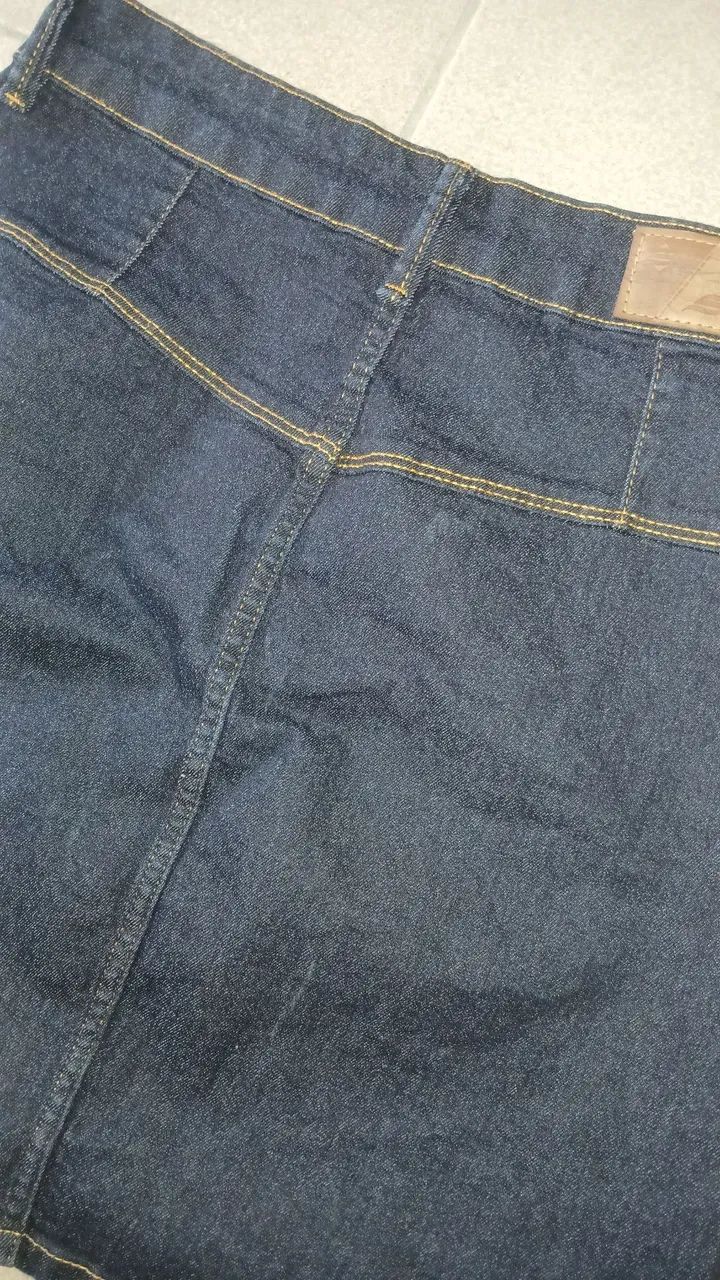 Saia jeans (Tamanho 46) - Foto 5
