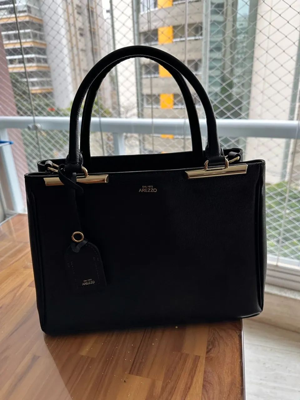 Bolsa Arezzo Preta Estruturada