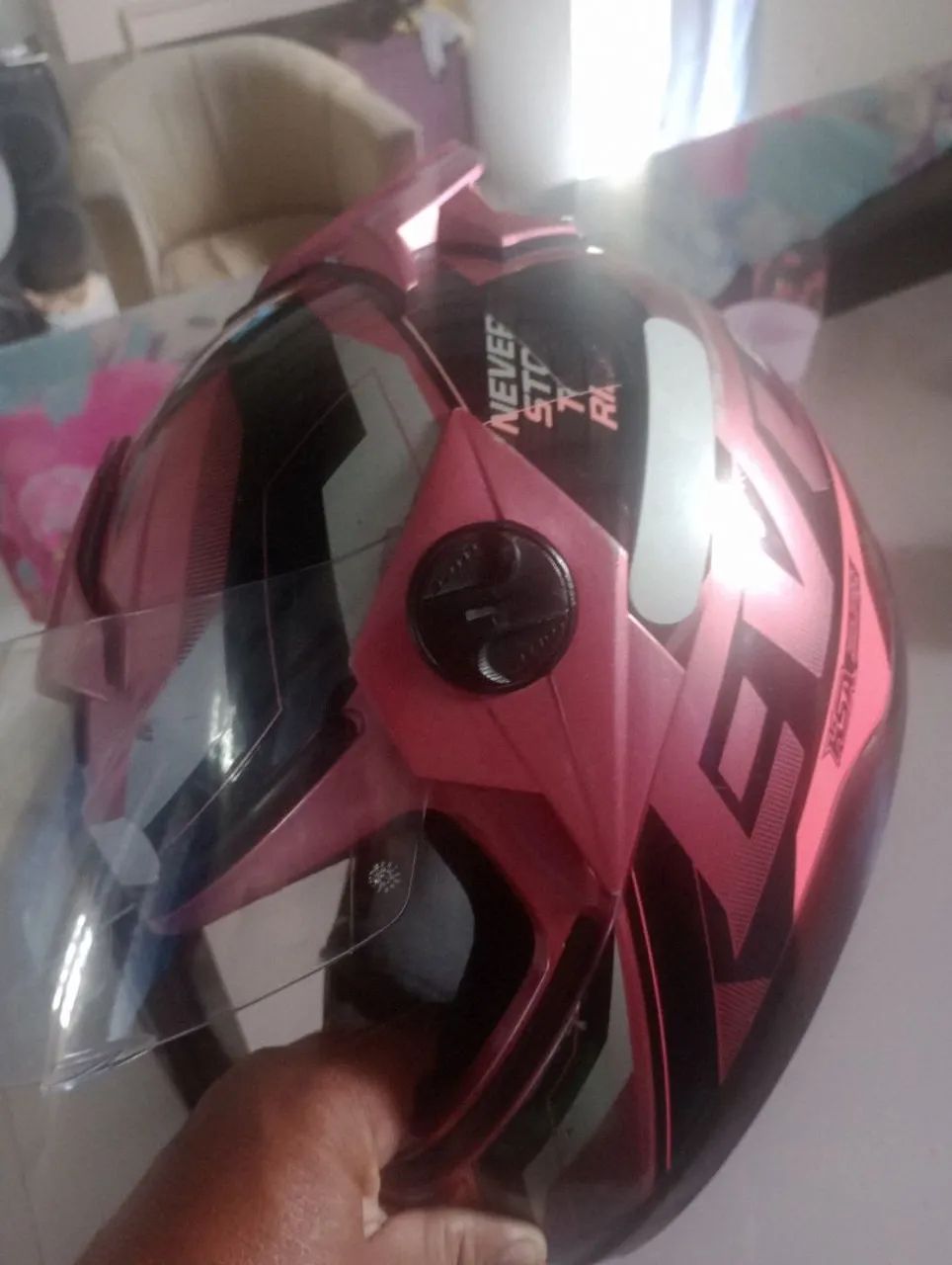 Capacete semi novo  - Foto 3