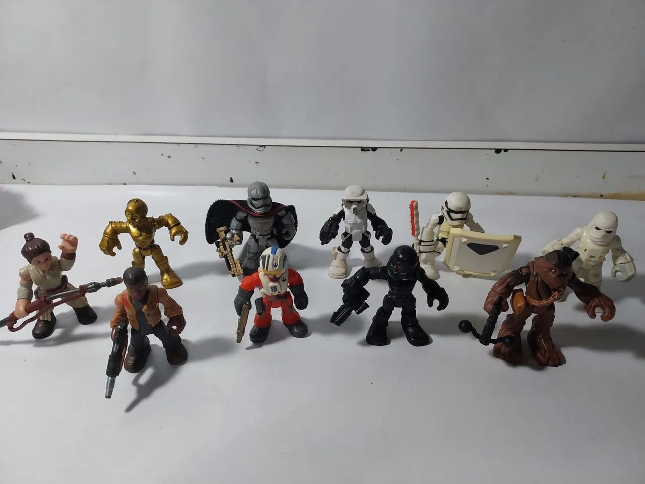 Coleção Bonecos Star Wars e 2 Veículos 