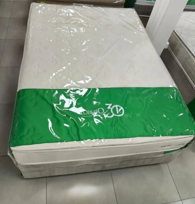 Conjunto Box de Casal Naturalle 1,38x1,88x30cm - Topázio