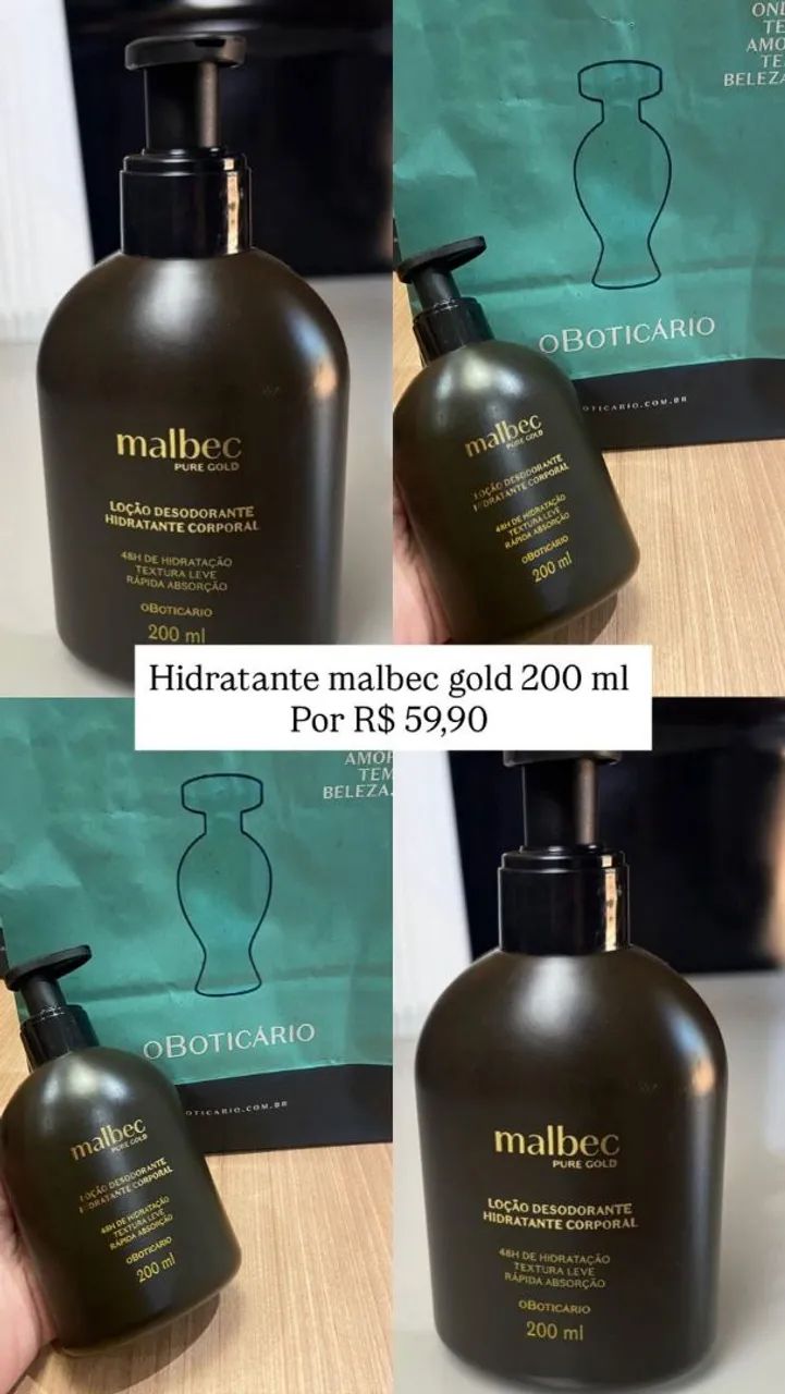 Hidratante Malbec Gold 