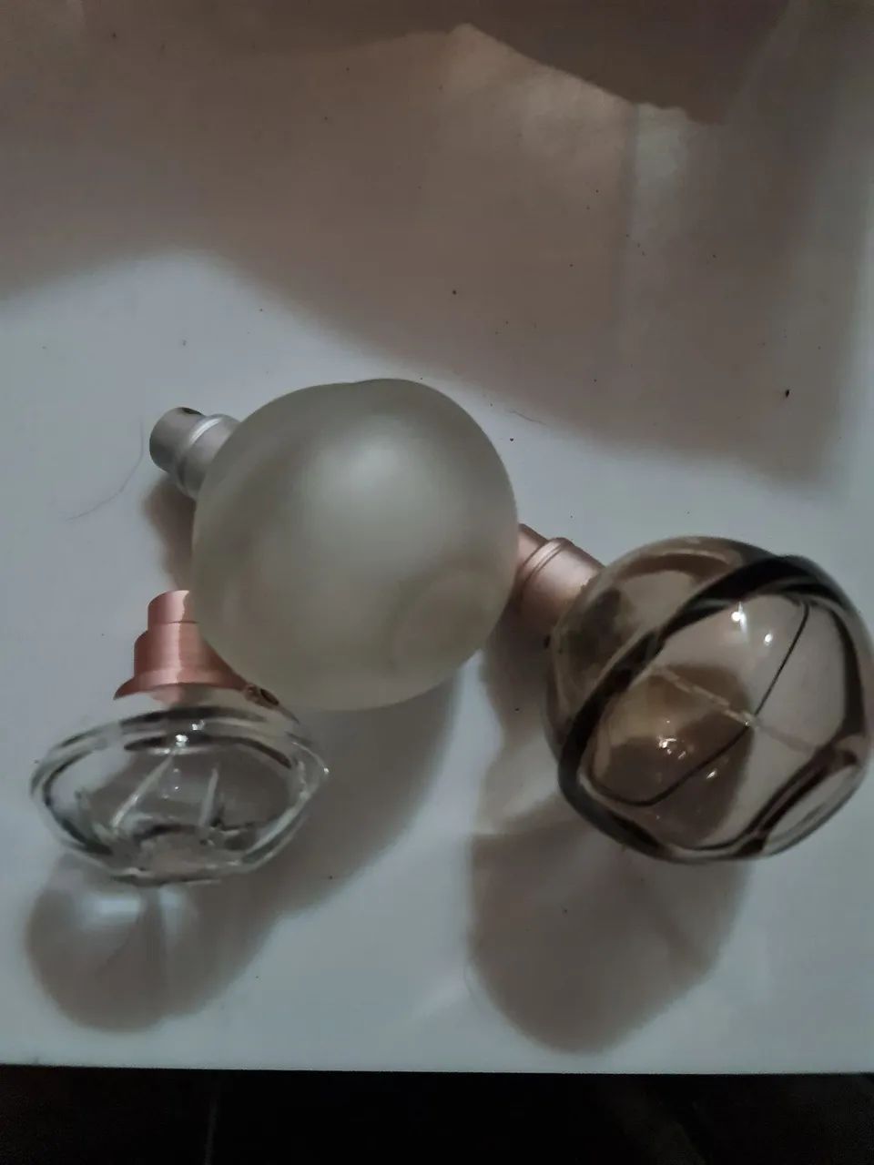 Lote 3 fracos perfume decoração  - Foto 2