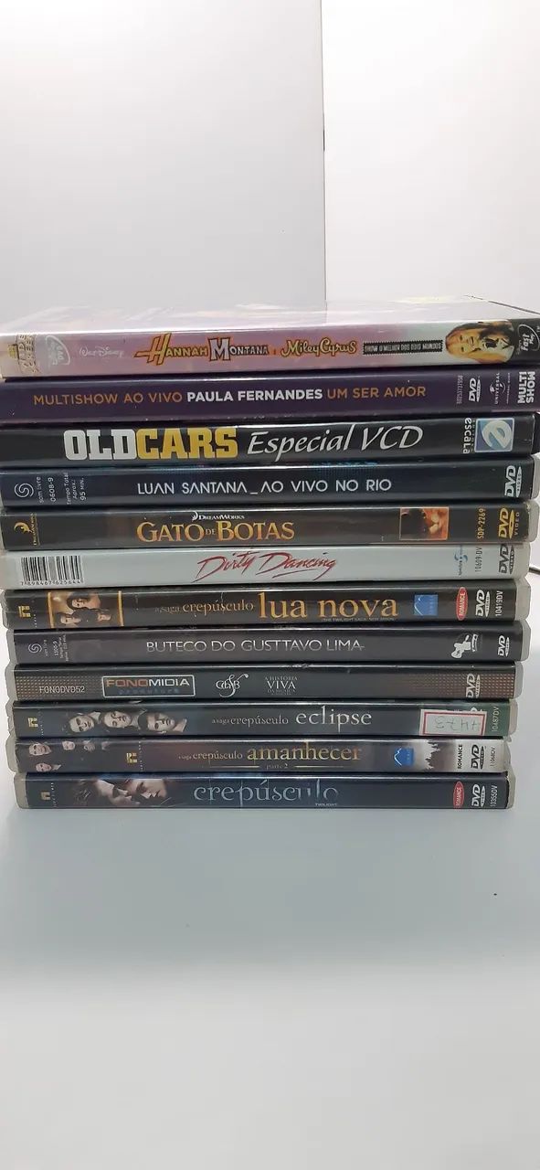 Lote de DVDs originais 