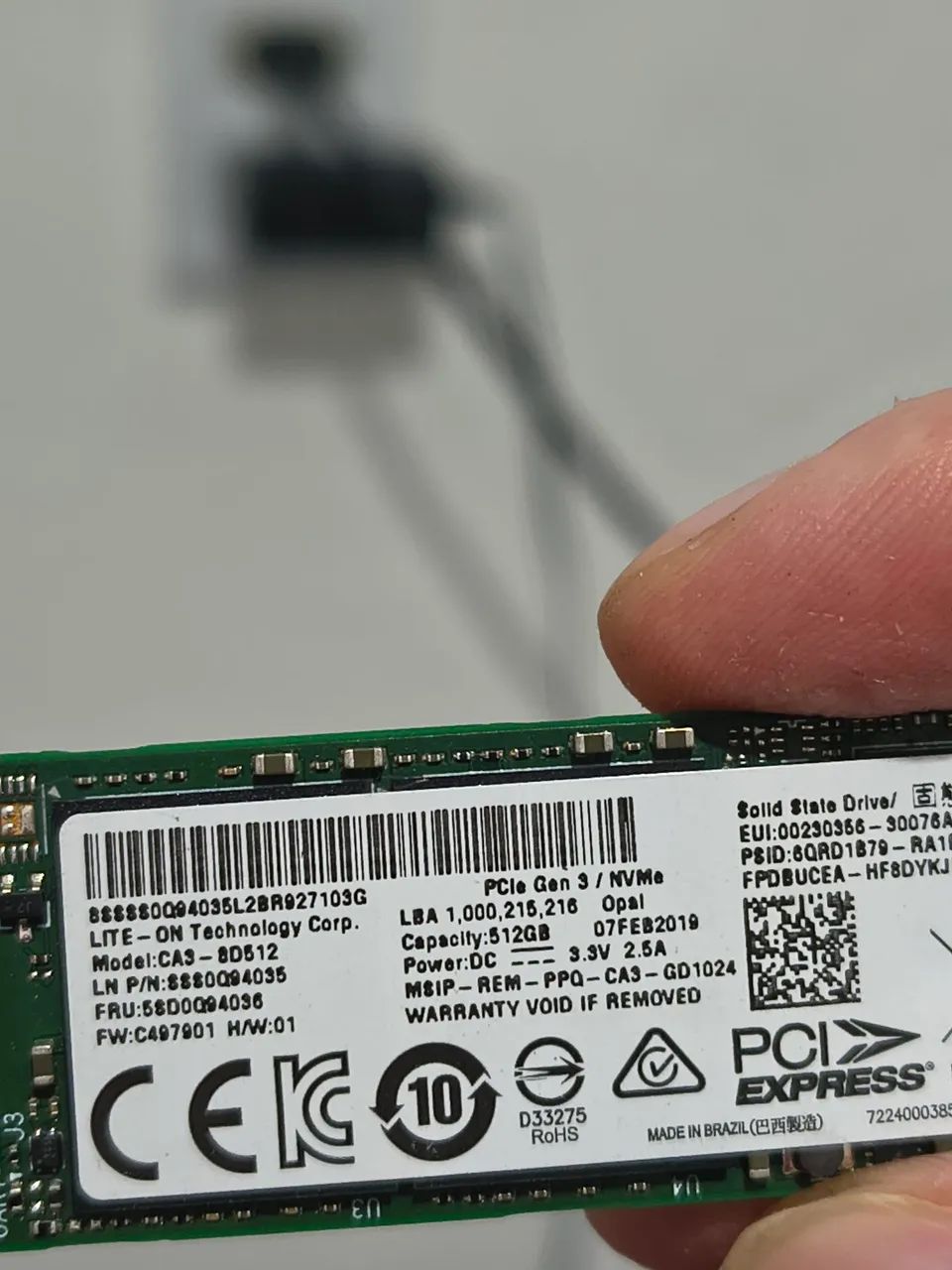 SDD Nvme 512gb Pcie Gen3 Saudável  - Foto 2