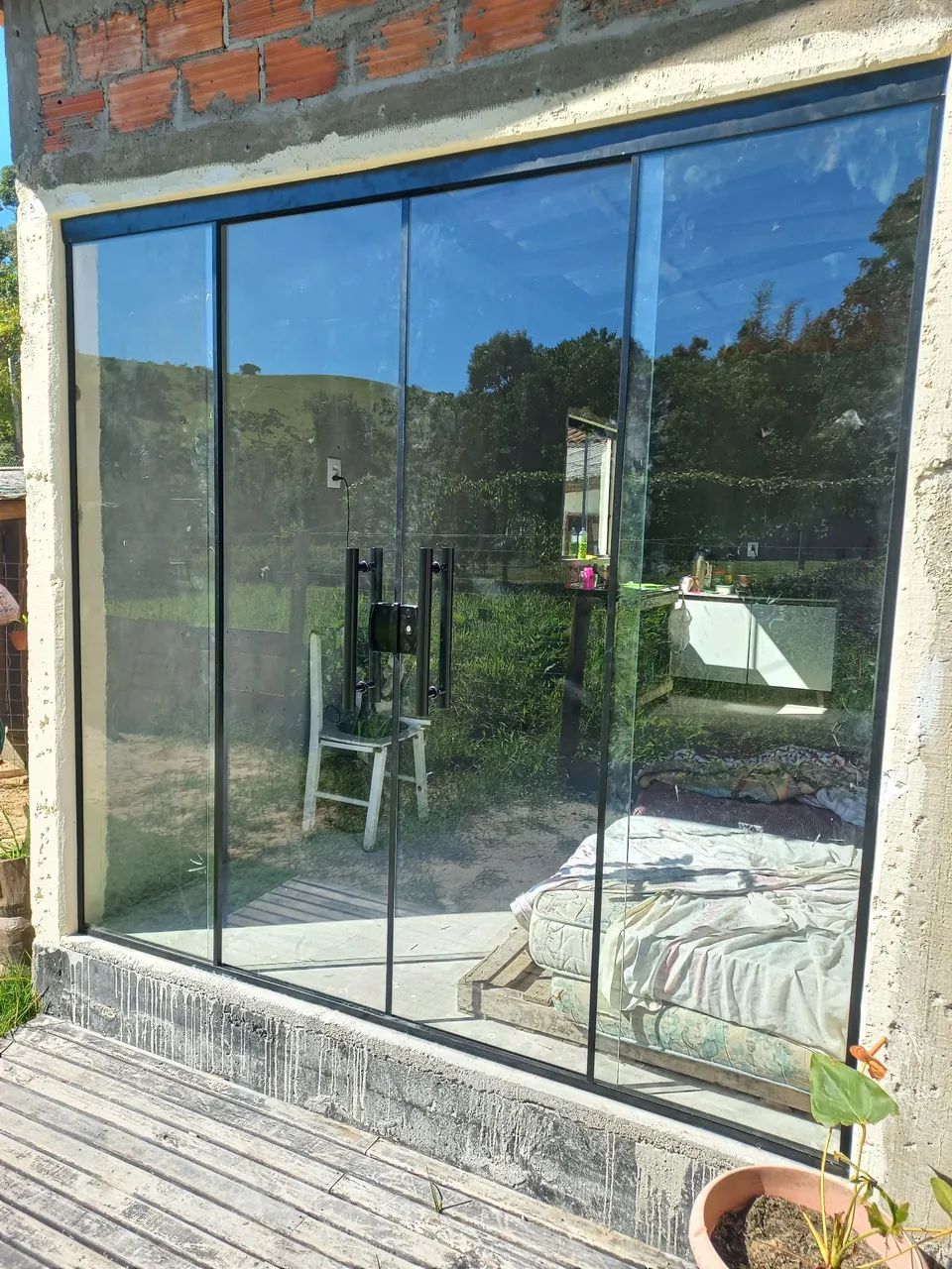 ? Porta de vidro temperado.  - Foto 3