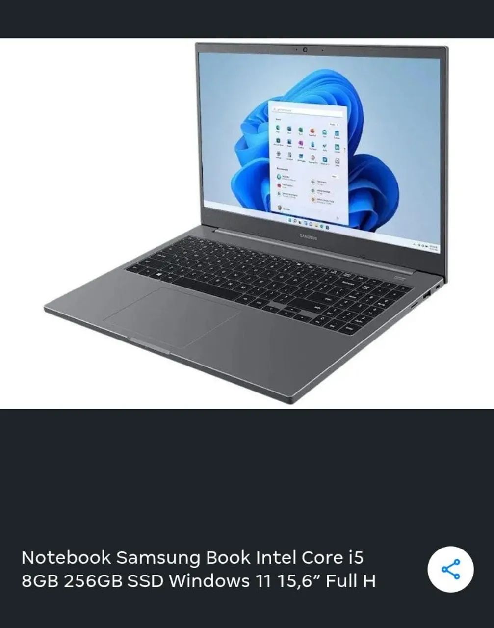 Notebook Samsung intel Core i5 8GB 256GB - Foto 4