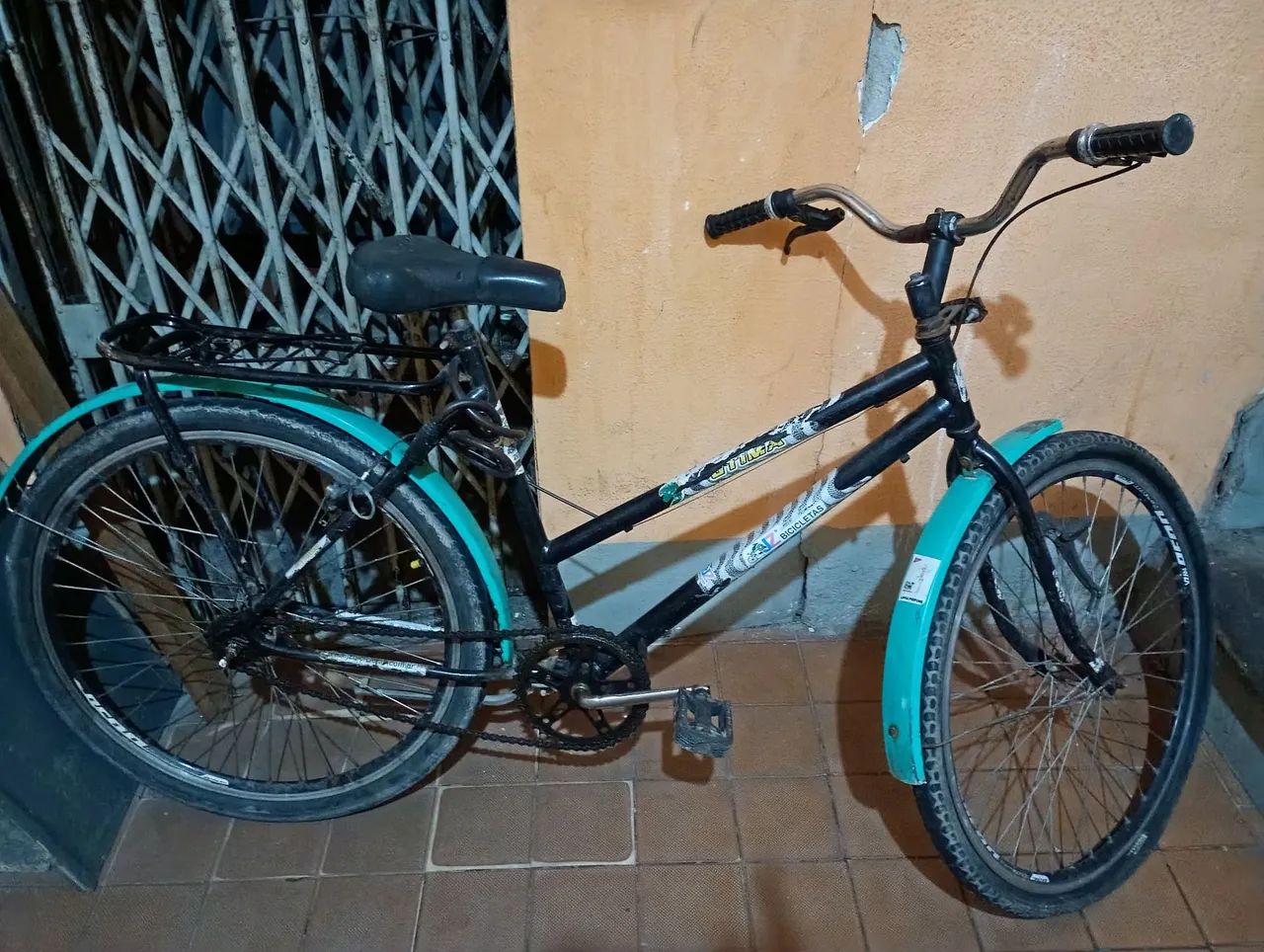 Bicicleta barra forte