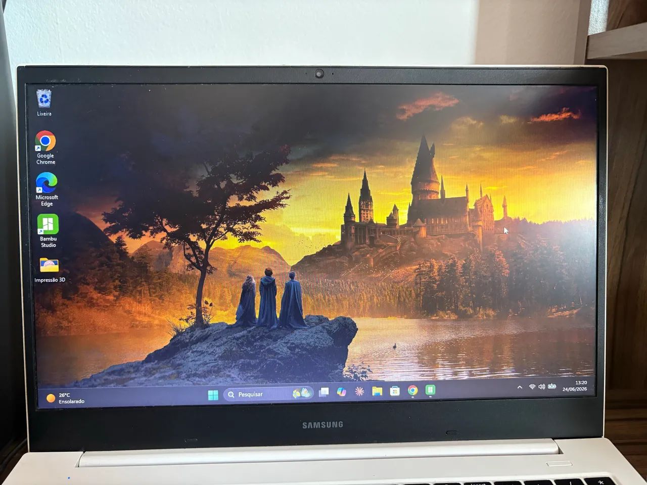 Notebook Samsung Book E20 - 12GB RAM, SSD, Ótima Bateria