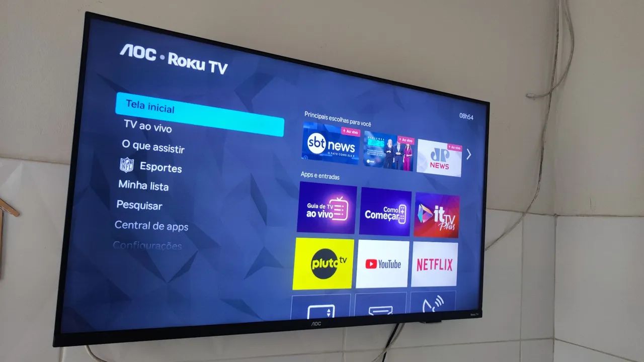 SMARTV AOC Roku 43 polegadas 