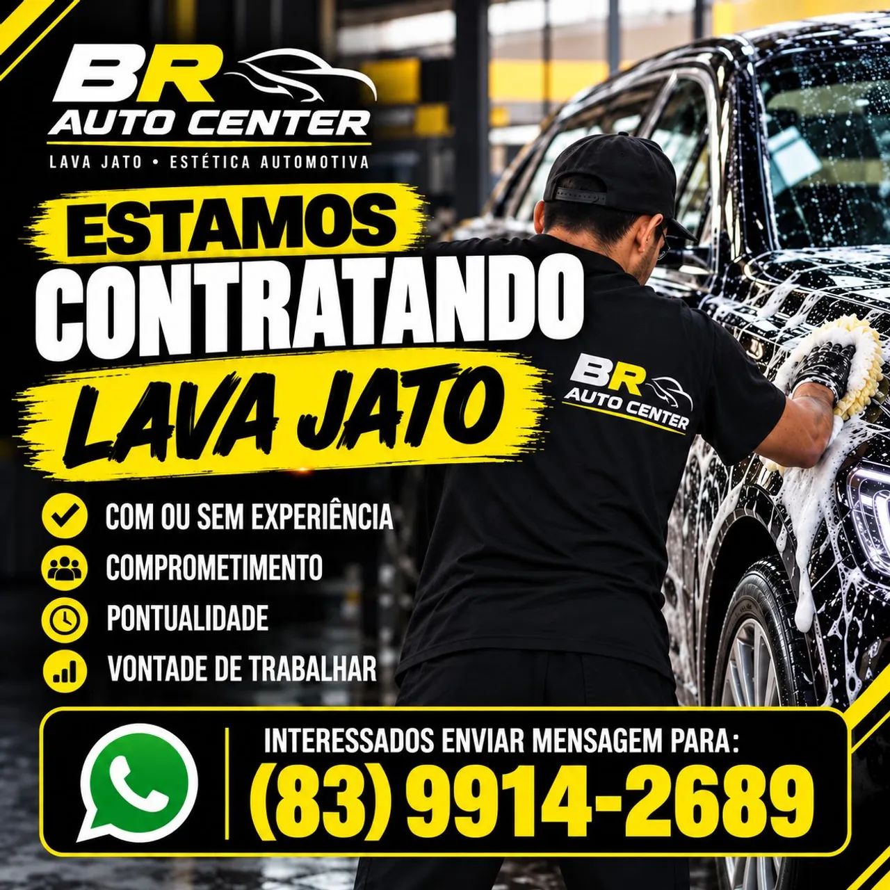 Lavador e acabamento 