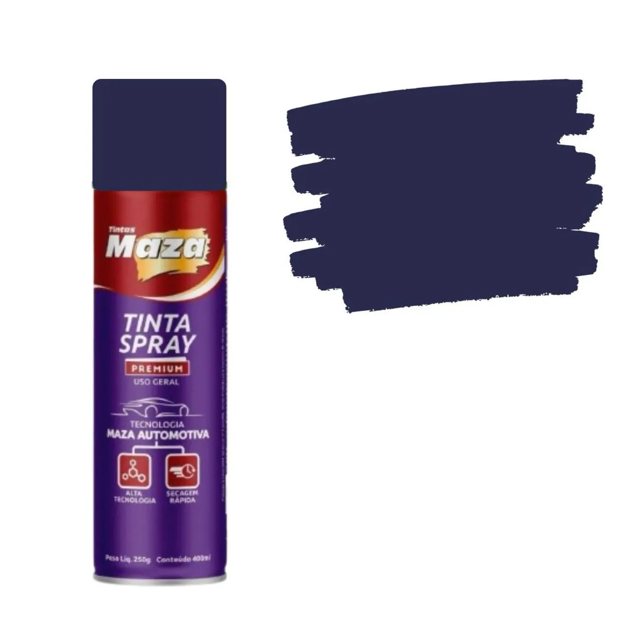 Tinta Spray Automotivo Azul Del Rey Maza 400ML