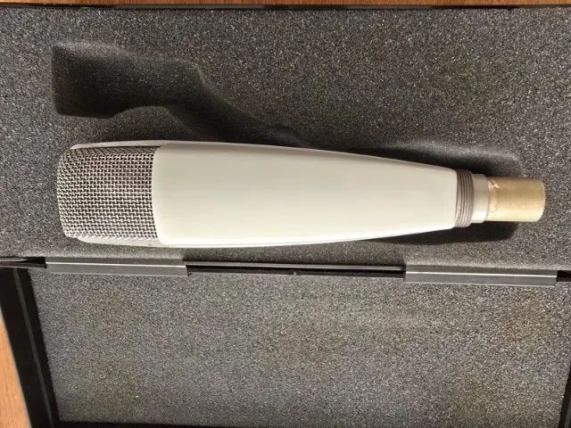 Microfone microfone sennheiser md421 vintage white 1970 - Foto 4