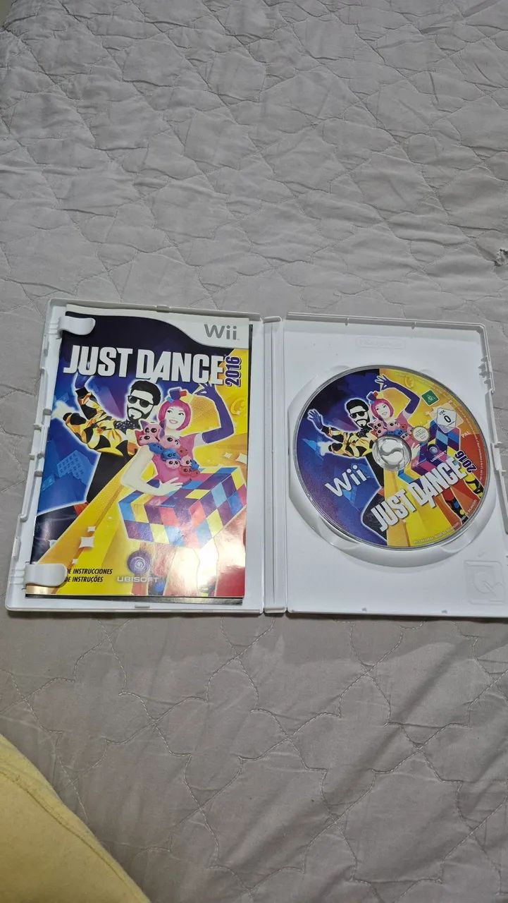 DVD ORIGINAL de Just Dance 2016 Wii em otimo estado - Foto 3