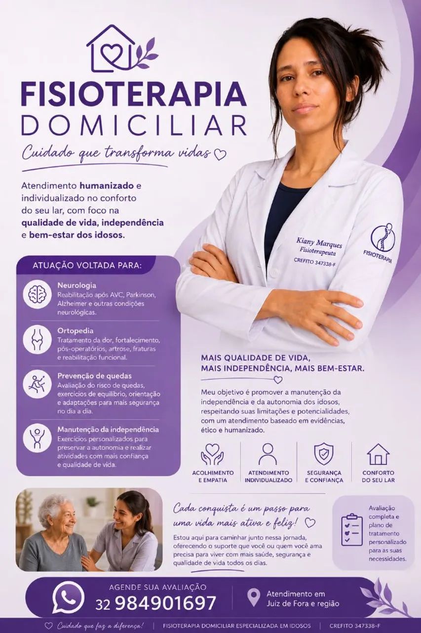 Atendimento Domiciliar de fisioterapia 