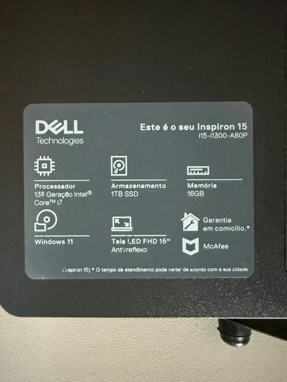 Notebook Dell Inspiron 15 - Foto 3