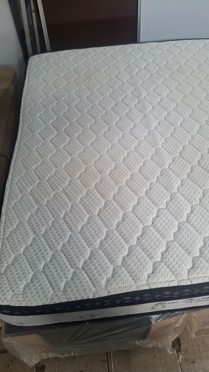 CAMA BOX QUEEN ORTOBOM PETRUS PREMIUM SEMI-NOVA  - Foto 4