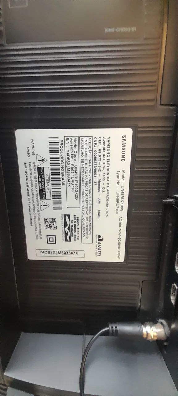 Vendo tv Samsung 49 polegadas smart funcionando perfeitamente sem detalhes  - Foto 6