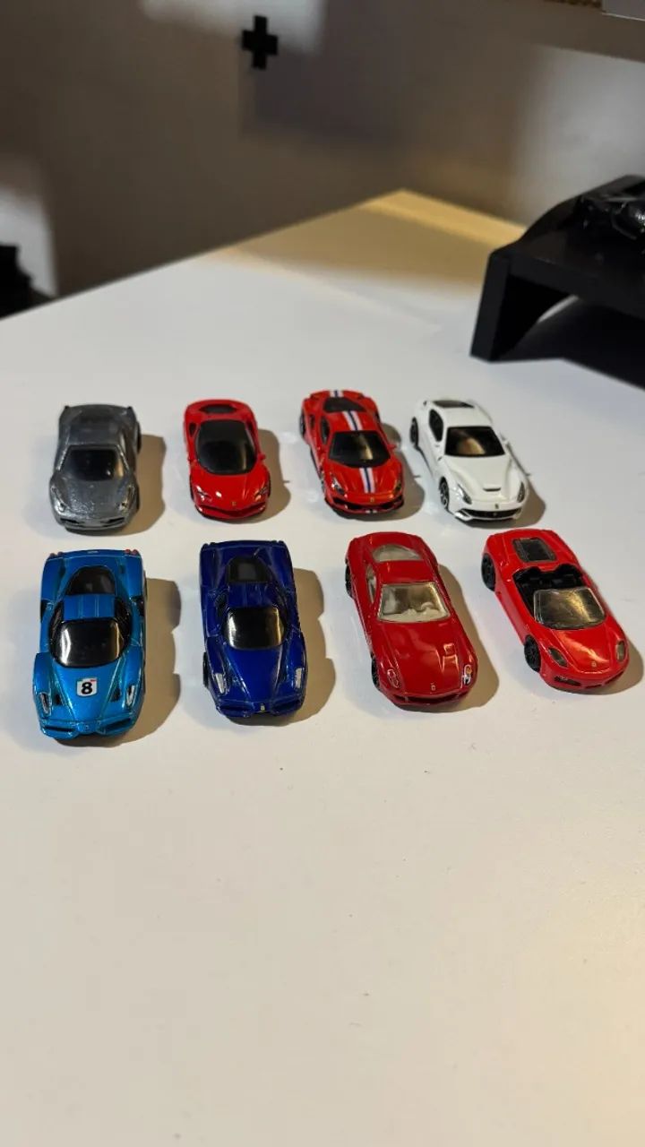 Lote 8 Ferrari Miniatura - Hot Wheels E Burago - Foto 3