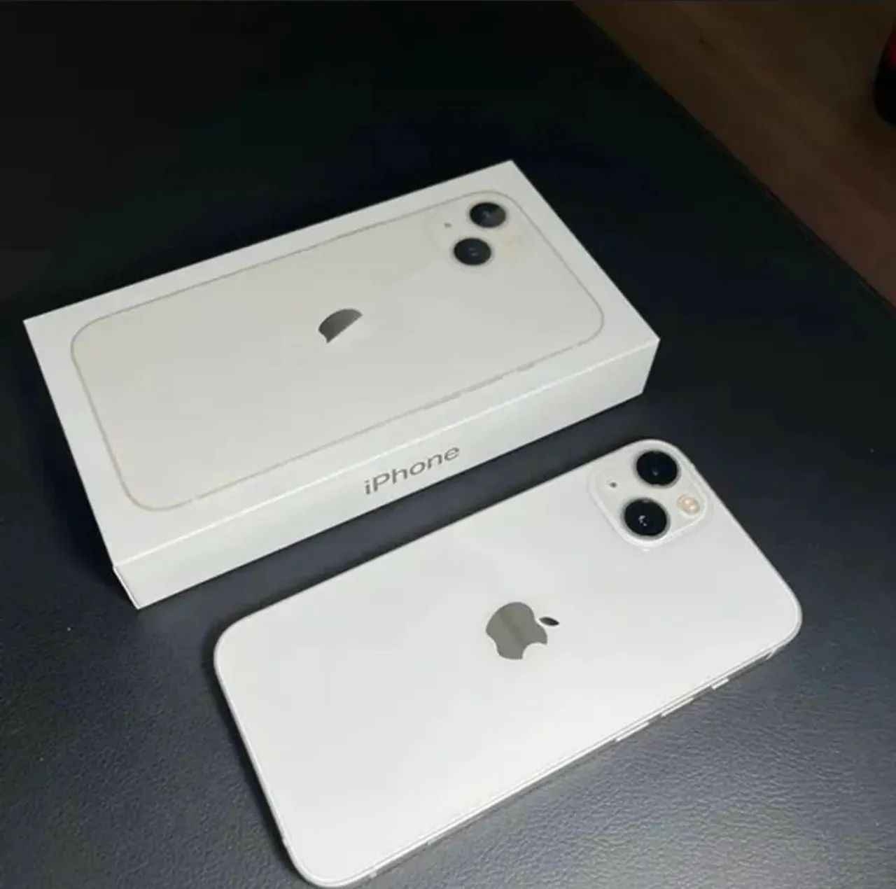 iPhone13 ホワイト IPHONE 13 WHITE 128GB CAIXA E NOTA - Celulares e Smartphones