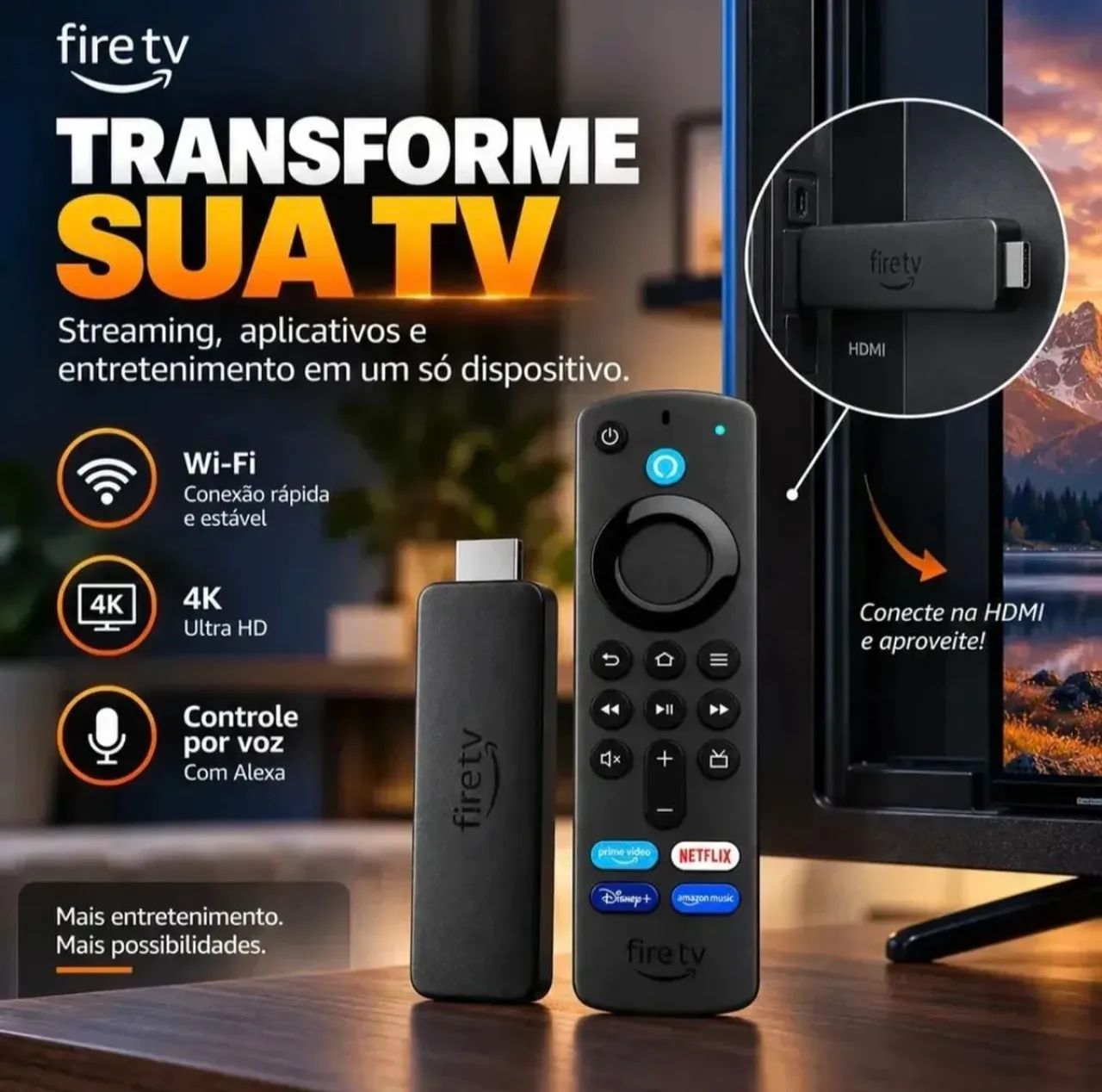 Amazon Fire TV Stick 4K 8GB  - Foto 2