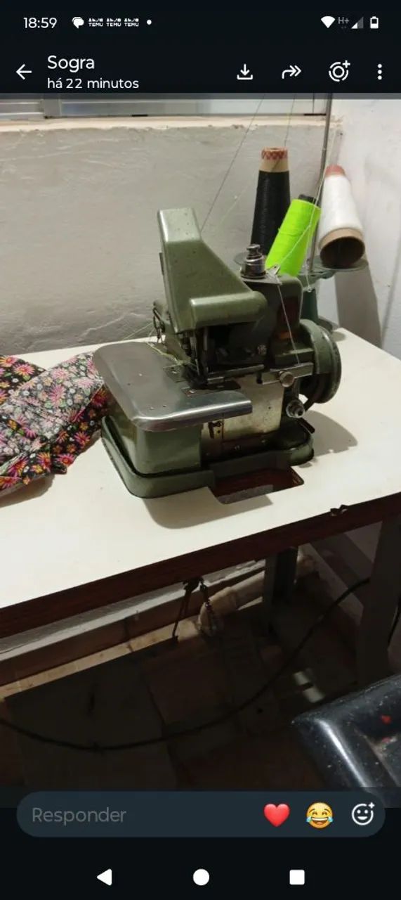 Vendo máquina overloque 