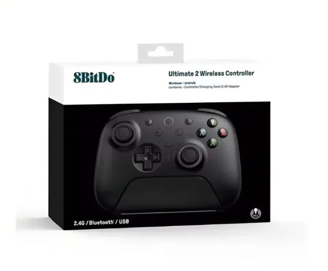 Controle Sem Fio 8bitdo Ultimate 2 Wireless Preto Com Dock  - Foto 5