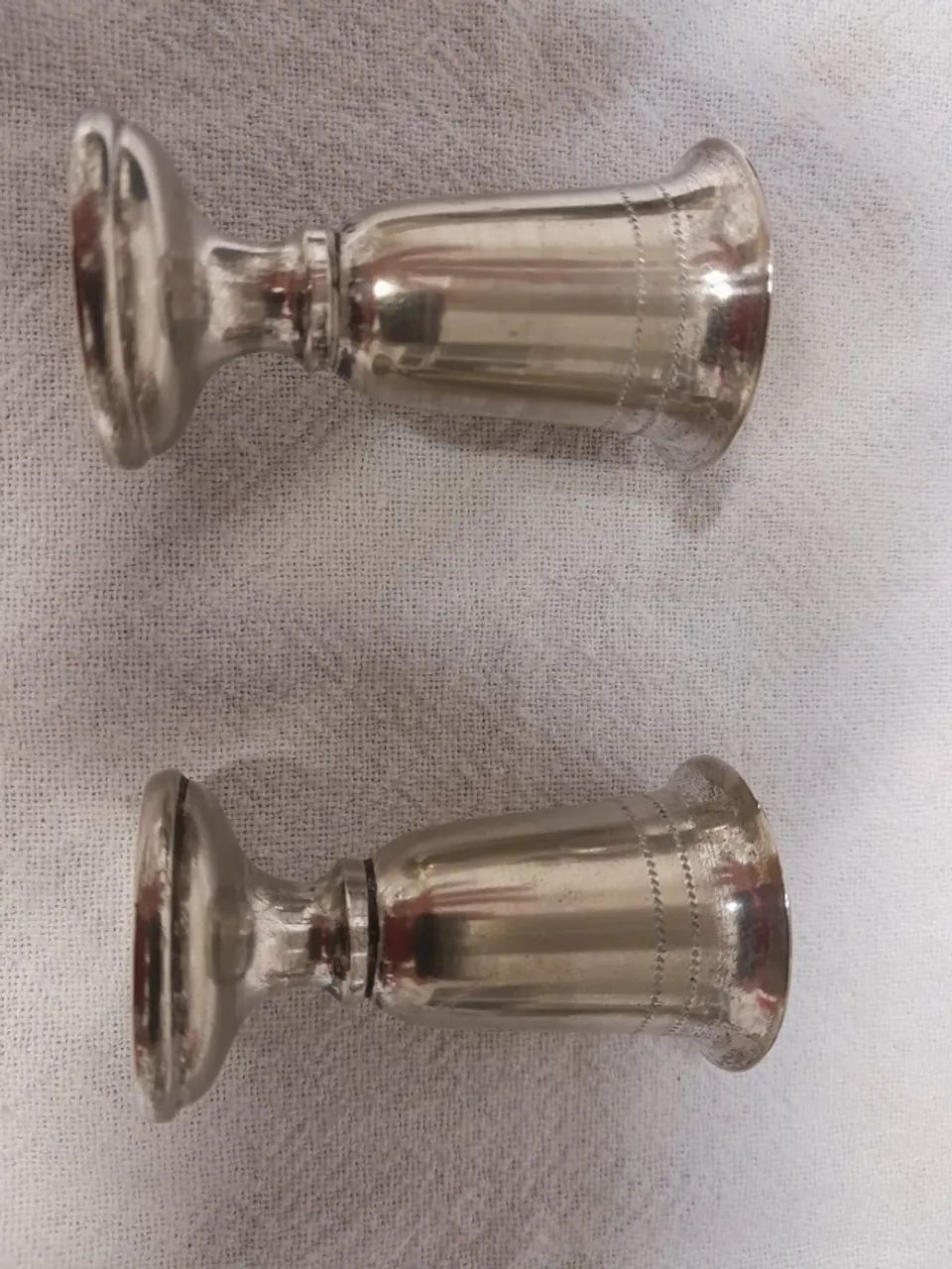 Castiçais Vintage Prata Rival Rio - Colecionáveis - Foto 2