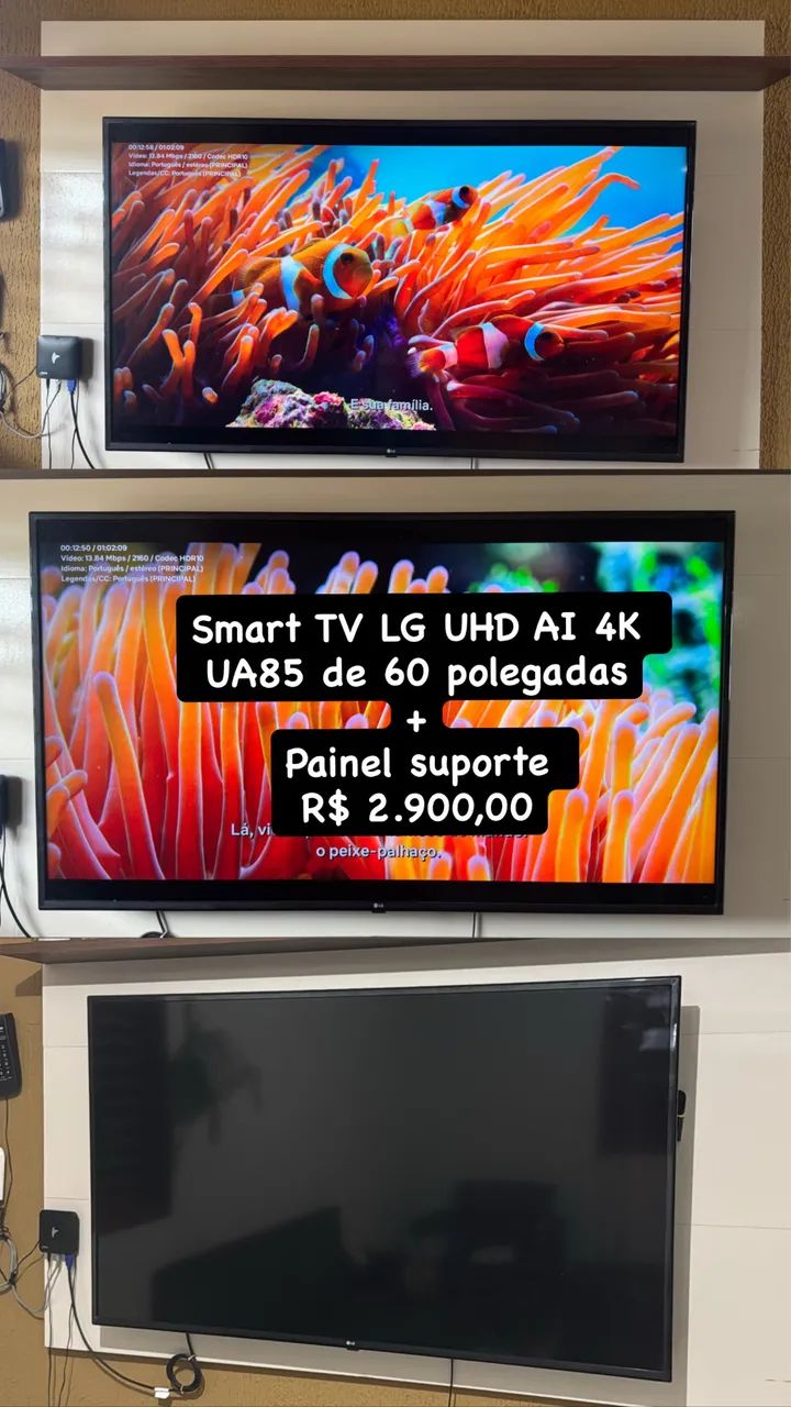 TV LG 60 Polegadas + Painel - Foto 3