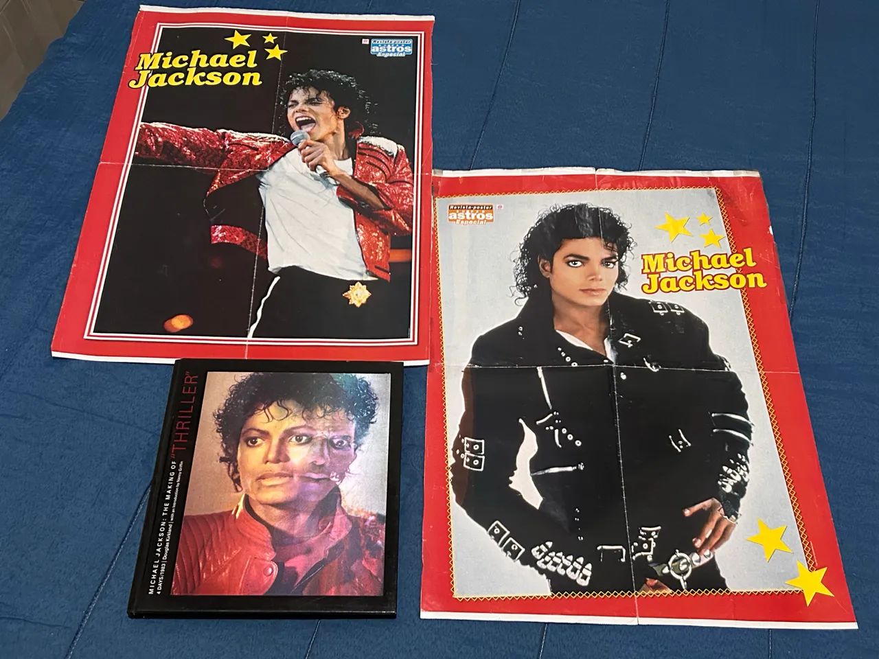 Lote Colecionador Michael Jackson: 2 Livros + 2 Pôsteres Vintage - Foto 2