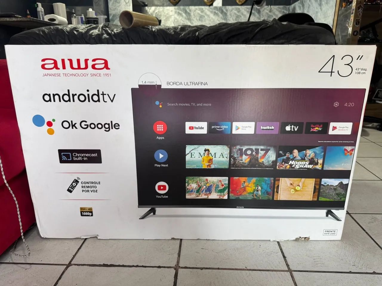 Tv smart Android 43 polegada 