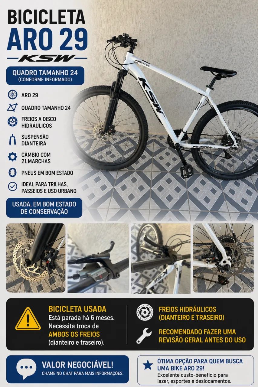 Bicicleta aro 29  - Foto 2