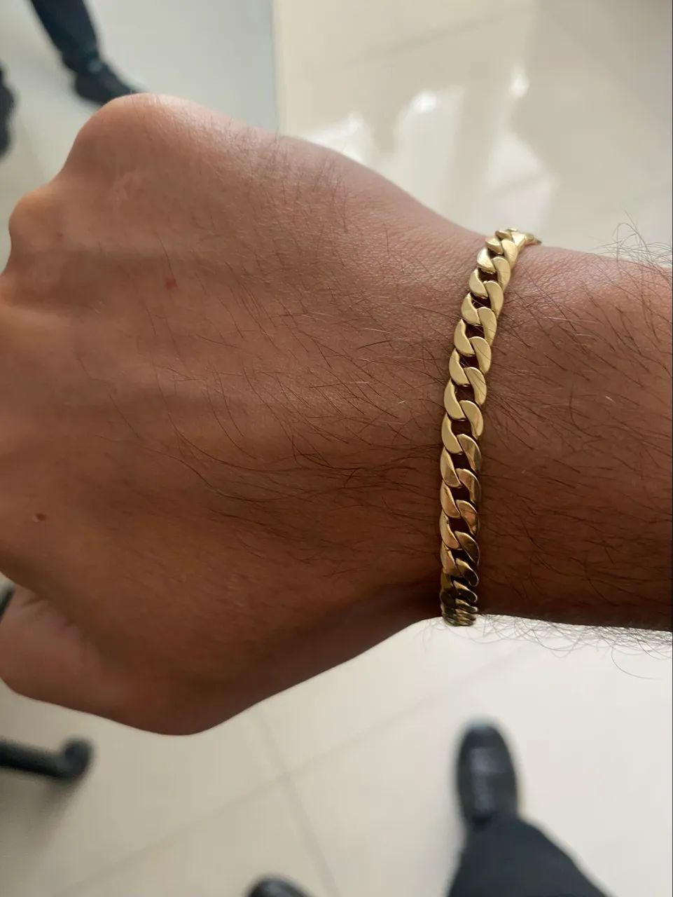 Pulseira cuban ouro 18k - Foto 3
