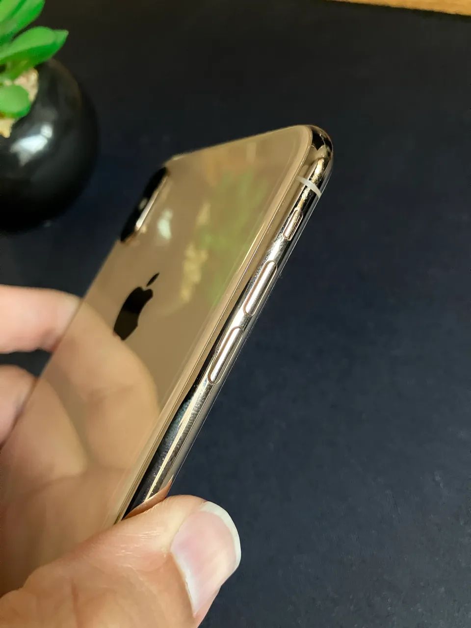 iPhone XS Max Gold IMPECÁVEL Bateria 99% FaceID funcionando - Foto 2