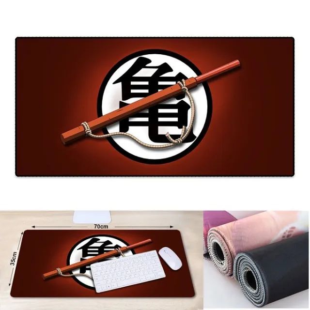 Mouse Pad Gamer  Grande  Master Roshi e Cudgel - Foto 5