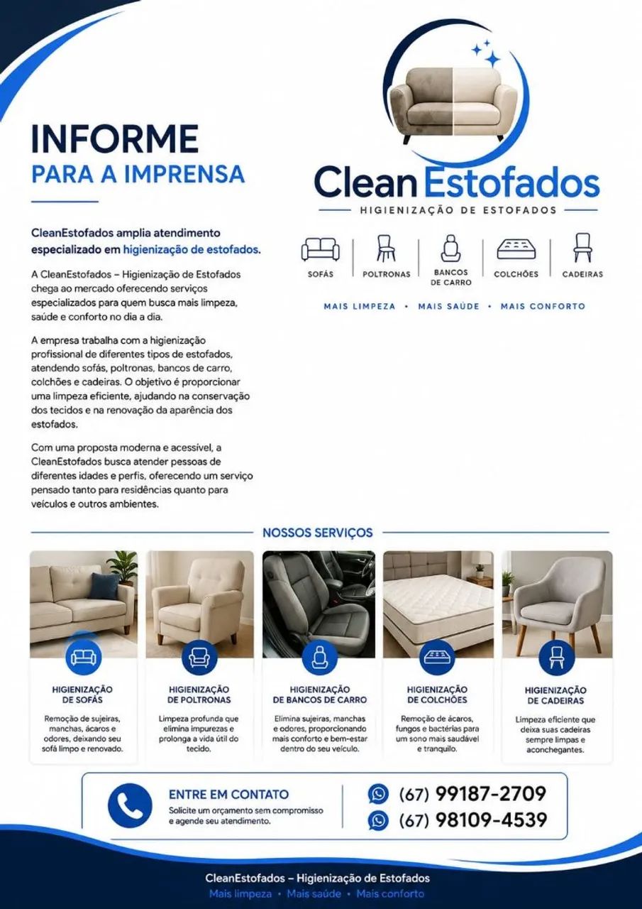 Higienização de estofados  - Foto 2
