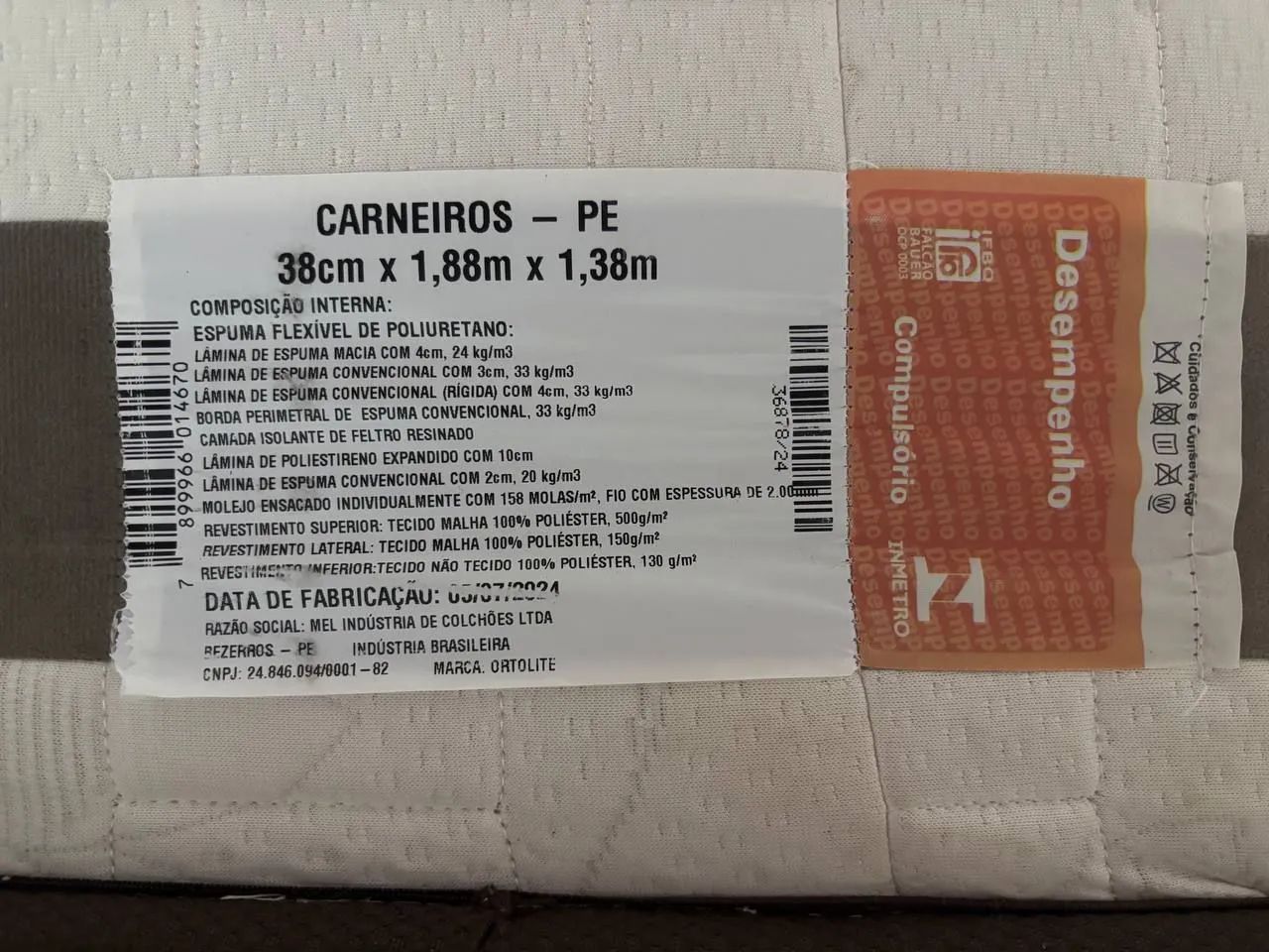 Colchão Ortolite Casal - Foto 3
