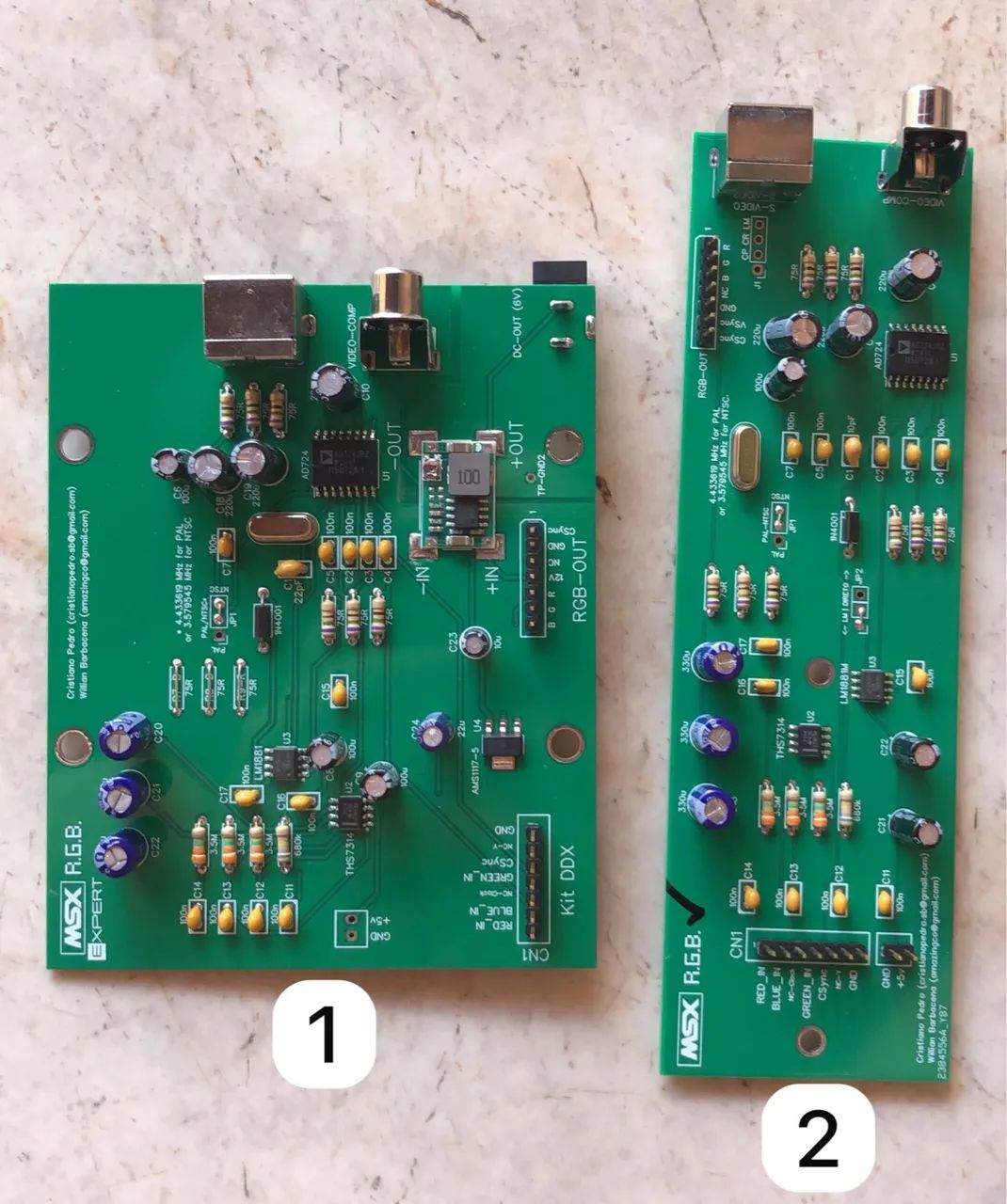 Kit DDX 2.0+ com VDP + Placa RGB para MSX Expert / Hotbit - Foto 2