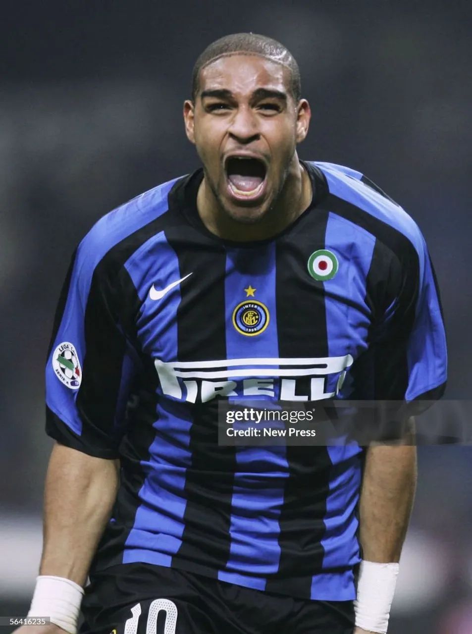 Camisa de Jogo Adriano Imperador 2005 Inter de Milão XL Made in Bulgária  - Foto 2
