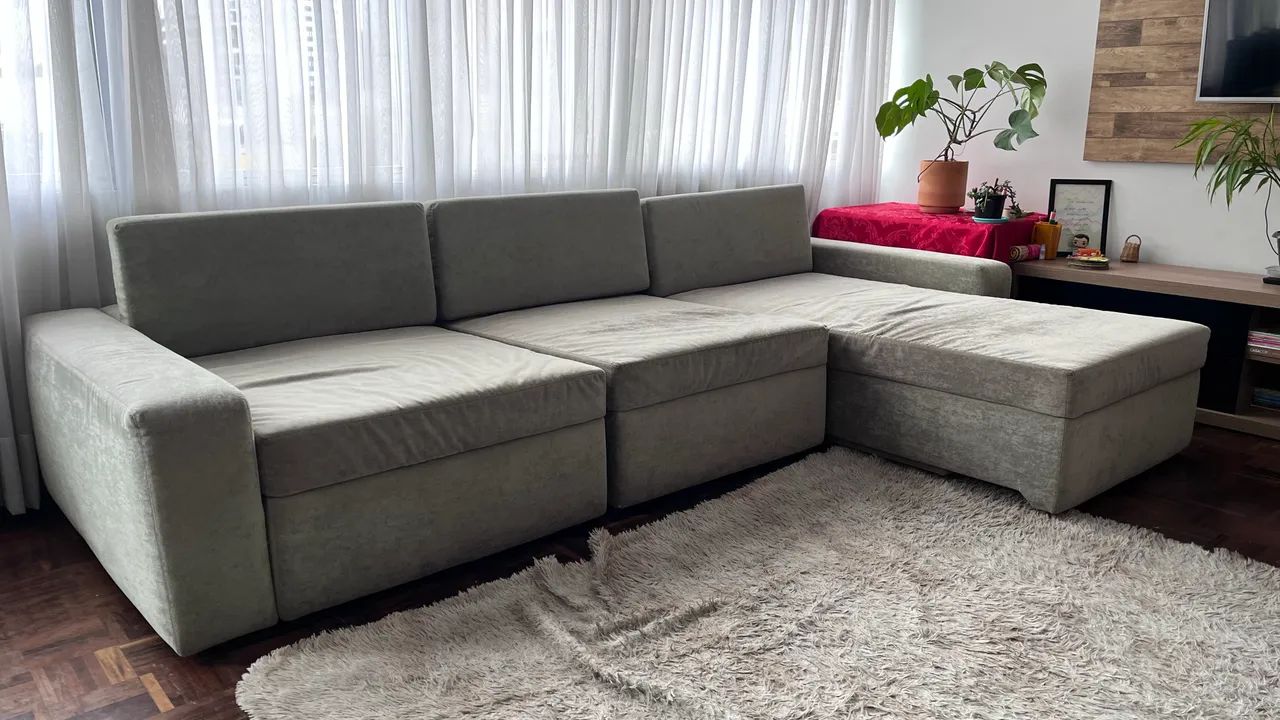 Sofá reclinável gigante, 3 módulos - Foto 4